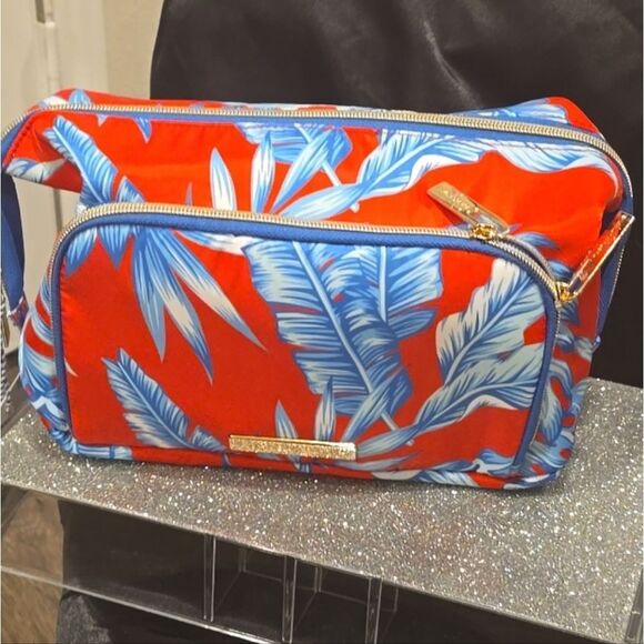 Tartan & Twine Tropical Vibe Double Zip Cosmetic Bag - Picture 3 of 8
